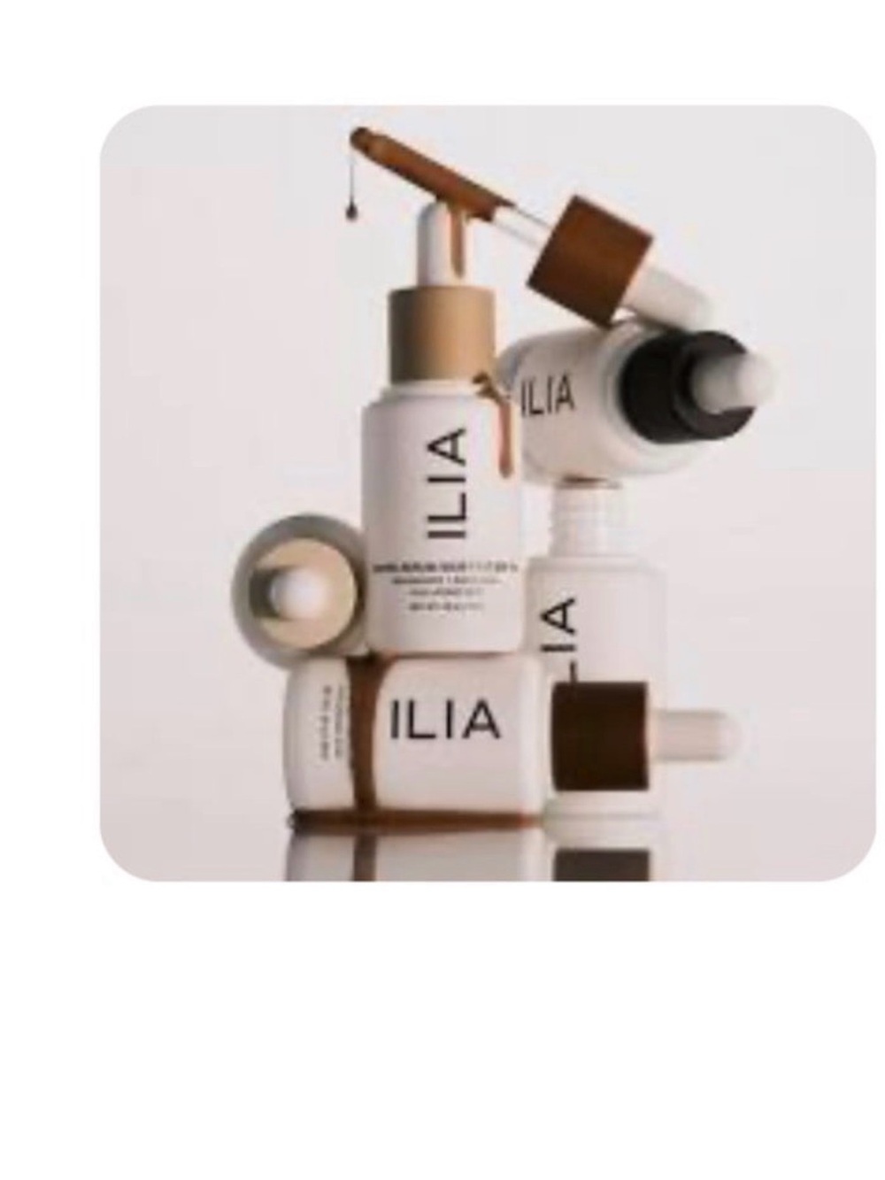 New ILIA Serum Skin Tint SPF 40 Sunscreen Jardín